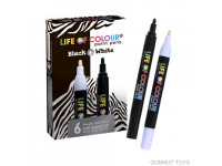 Paint Pens - Black and White - Medium Tip