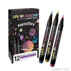 Paint Pens - Brush Tip -Metallics 