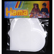 Hama Large Heart - Hexagon Pegboards