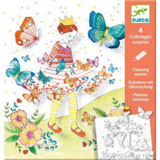 Lady Butterfly Colouring Surprise