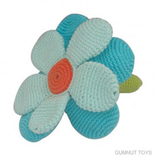 Flower Rattle - Turquoise